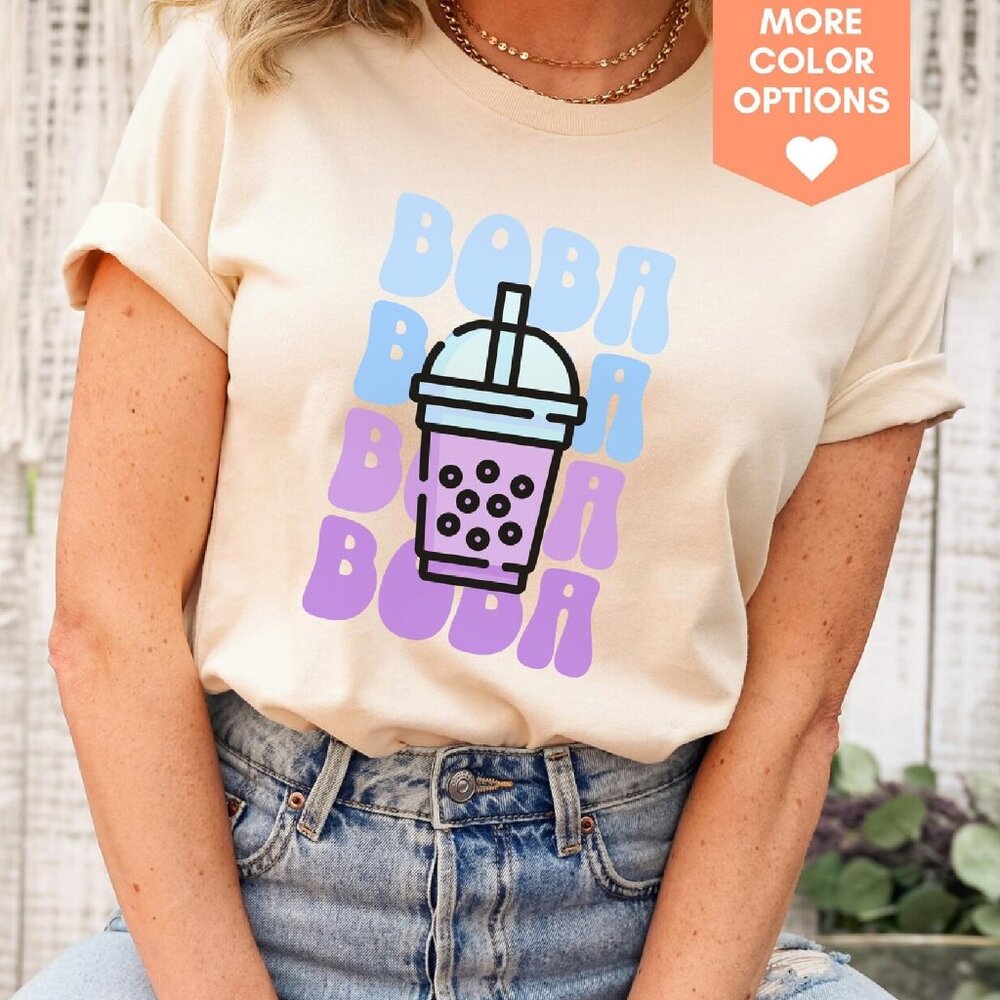 Boba Shirt, Bubble Tea Shirt, Boba T-Shirt, Boba Gift, Bubble Tea Gift, Boba Tea